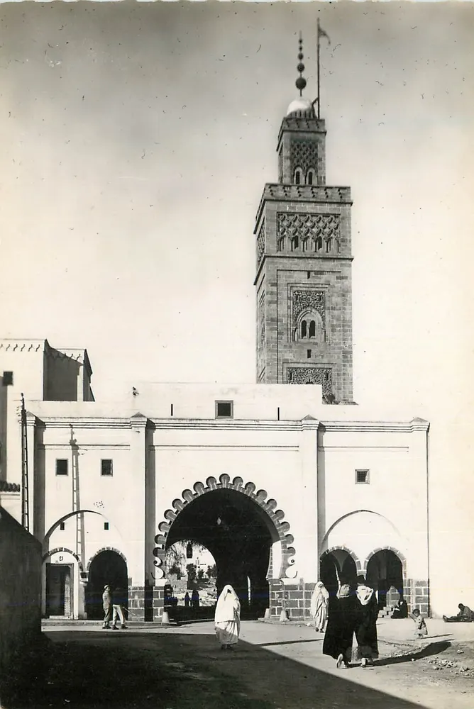 Casablanca (Marokko) — Moschee in der Neuen Medina — Edition C.M.P., Guynemer Straße, Casablanca - Vorderseite