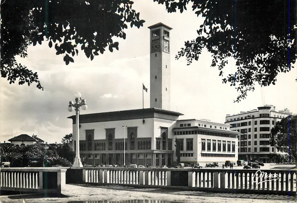 Place Lyautey und das Rathaus — Casablanca — Studios-Éditions MARTI - Vorderseite