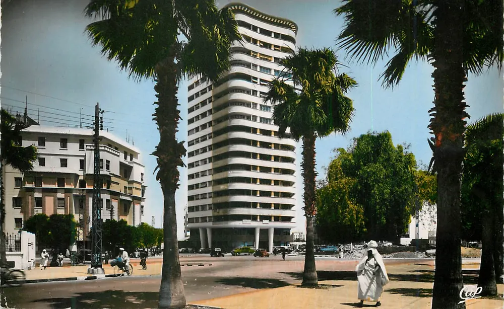 Casablanca — Vista do Edifício 'Ribera' — Cie des Arts Photomécaniques, série 269 - Frente
