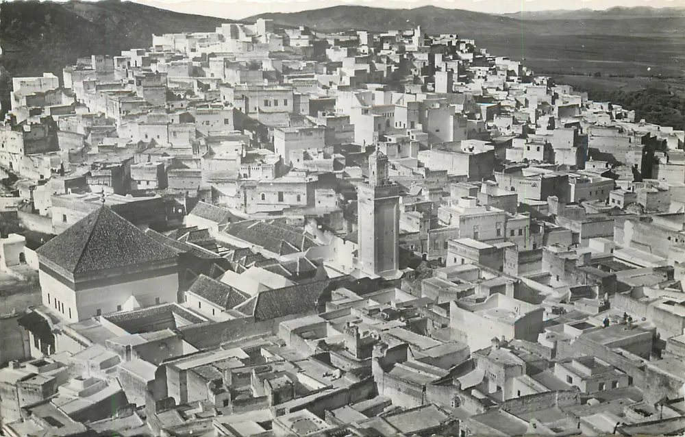Moulay-Idriss — Vista geral — Edição « La Cigogne », Casablanca - Frente