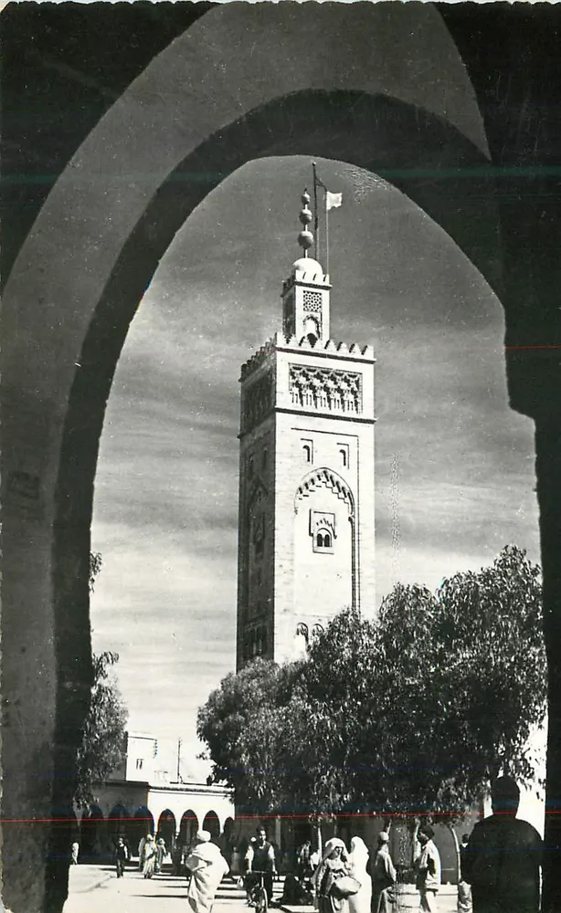 Casablanca - A mesquita Moulay-Youssef — Foto Flandrin, série 55 - Frente
