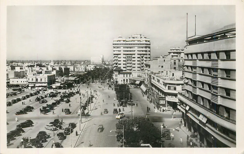 Casablanca — La Place de France — Edition « La Cigogne », Casablanca - Vorderseite