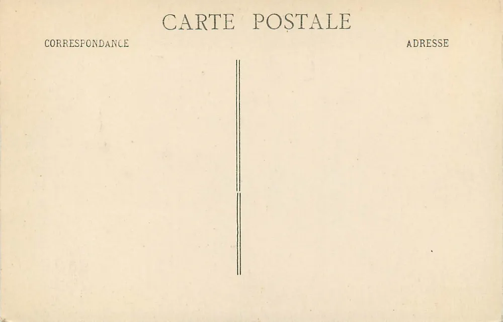 Saint-Pierre — Ansicht der Stadt 1929 — Sammlung A. Benoit-Jeannette - Rückseite