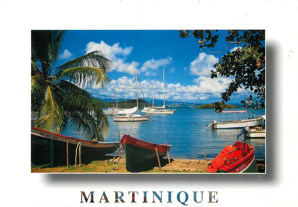 Martinique — Fischereihafen in der Bucht der Flamands — Éditions Jean-Luc VILLE - Vorderseite