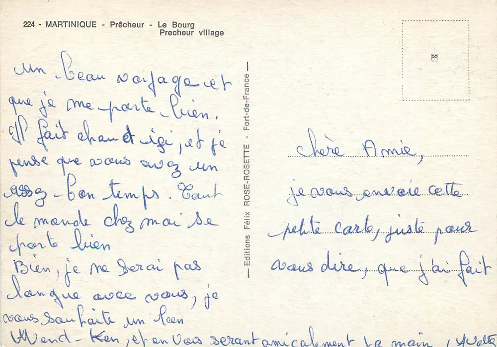 Précheur — Le Bourg — Edições ROSE-ROSETTE - Verso