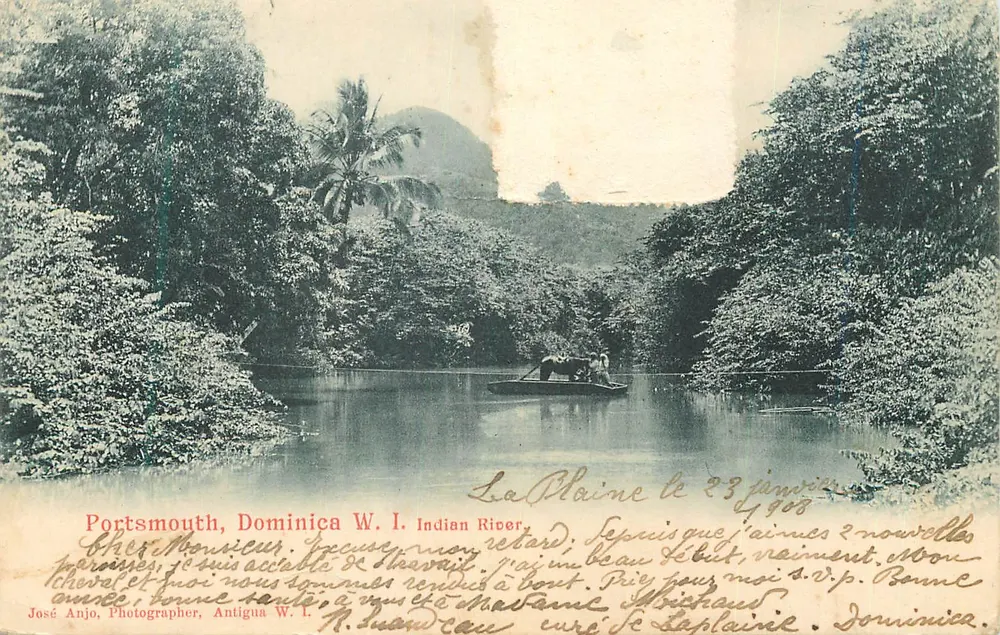 Portsmouth, Dominica W.I. — Indian River — José Anjo, Fotograf - Vorderseite