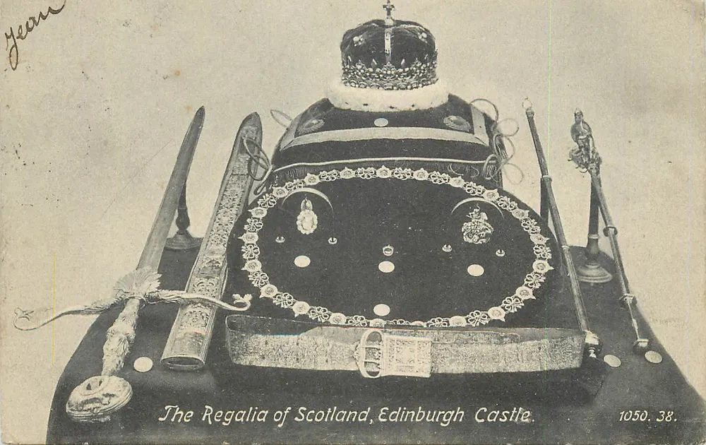 Die Regalia Schottlands — Edinburgh, Edinburgh Castle — unbekannter Verlag, n° 1050.38 - Vorderseite