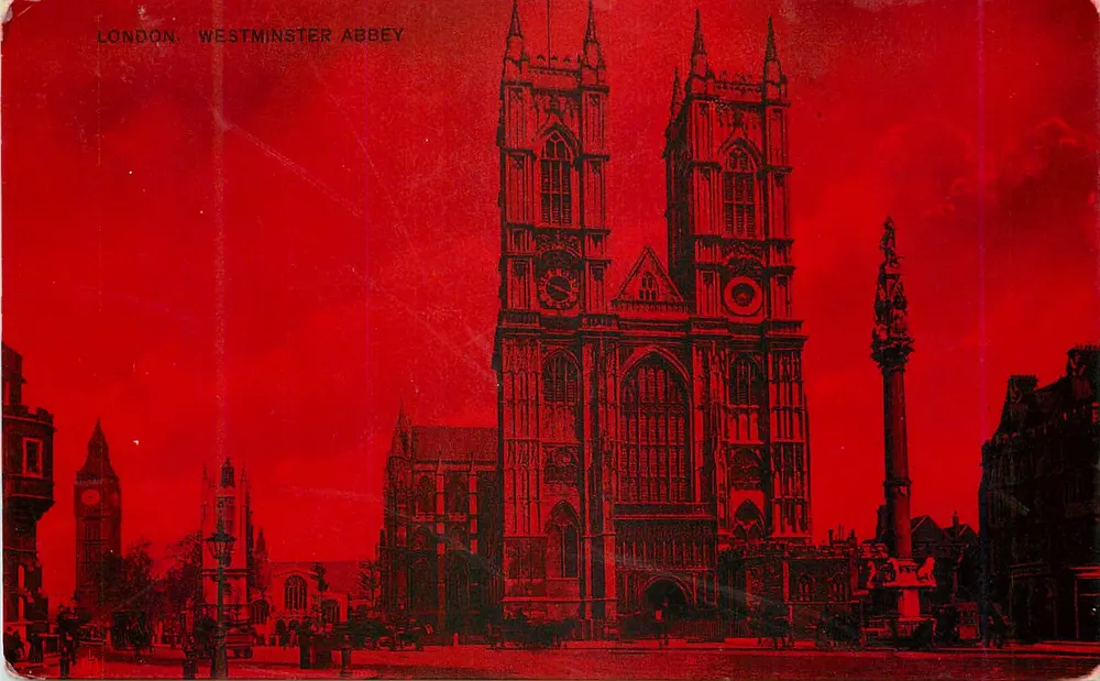 Londres. Abadia de Westminster — Tuck's Post Card N° 3001 - Frente