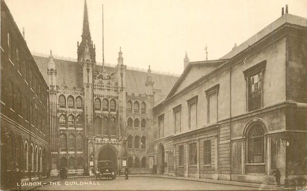 LONDRES — A GUILDHALL — Série 'Castle' de Lesco - Frente