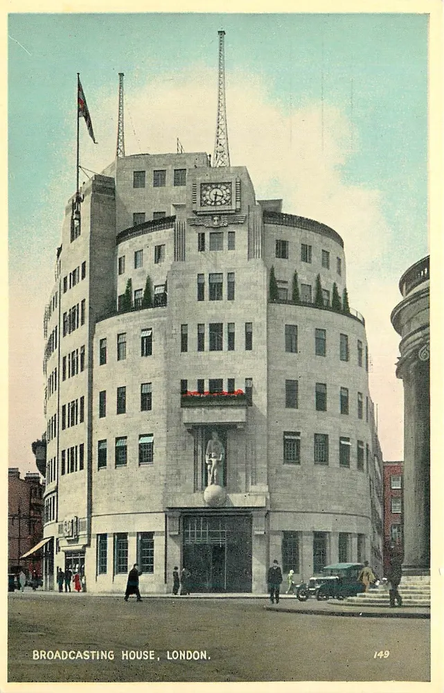 Broadcasting House, Londres — edifício da BBC — série 149 - Frente