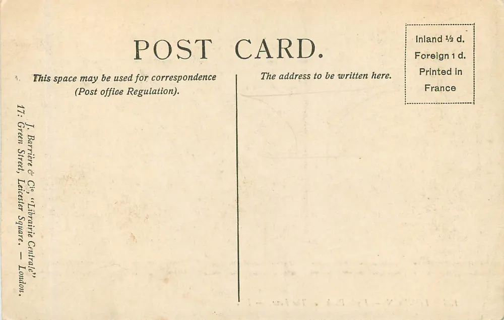 LONDRES — Hyde Park — The Row — LL. — n°198 - Verso