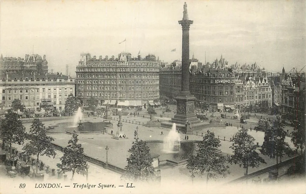 Londres — Trafalgar Square — LL. n°89 - Frente