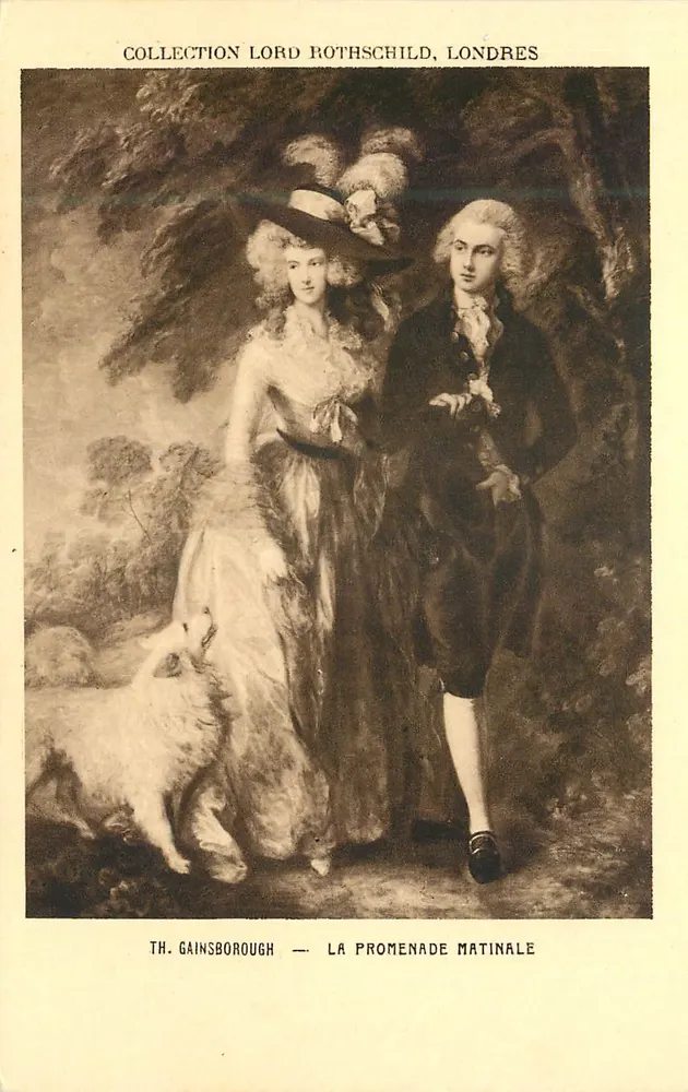 A Caminhada Matinal — Th. Gainsborough — Coleção Lord Rothschild, Londres - Frente