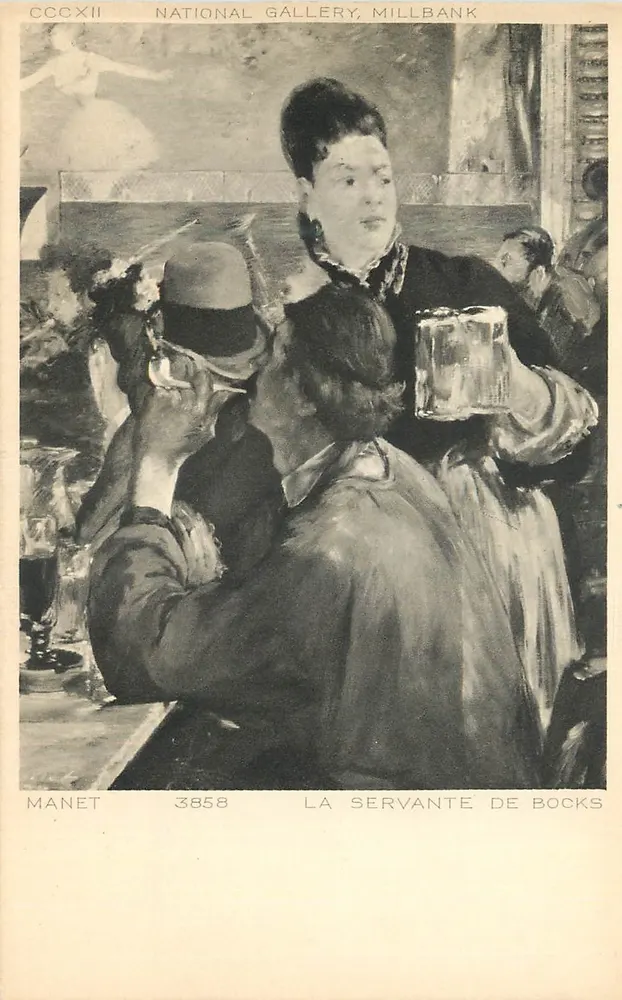 A Servente de Bocks — Manet — National Gallery, Millbank - Frente