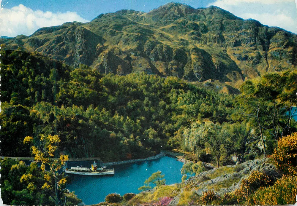 Ben Venue, Loch Katrine, Trossachs — Perthshire — Valentine's Scots Pictorial Series, C.309 - Anverso