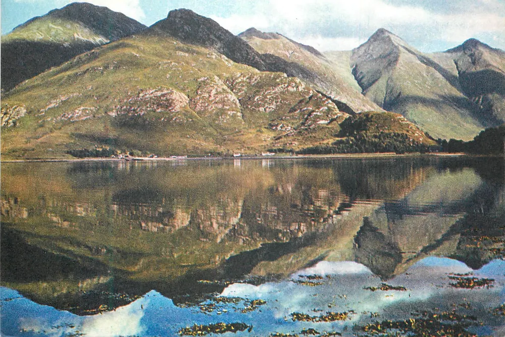 As Cinco Irmãs de Kintail — Loch Duich — J. Arthur Dixon, n°3818 - Frente