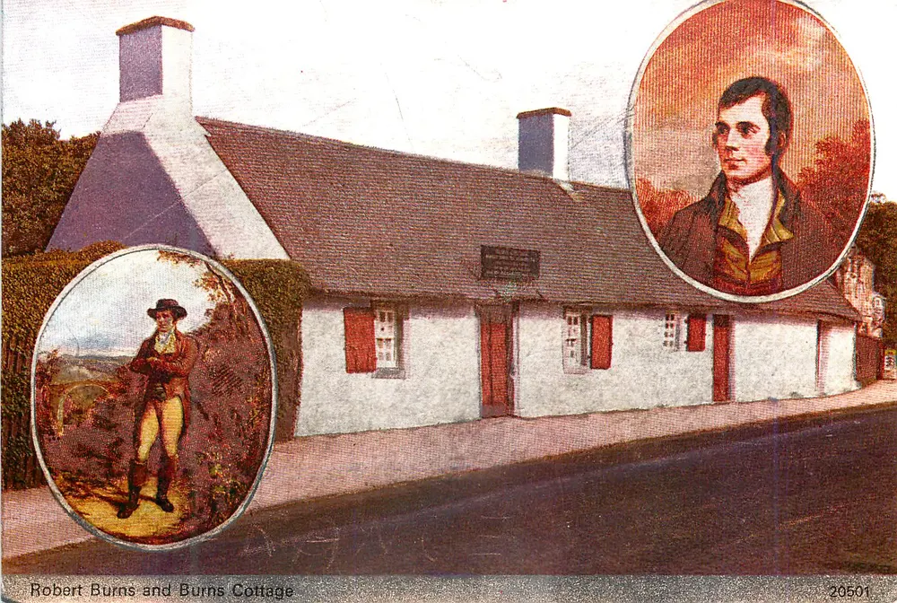 Robert Burns and Burns Cottage — portrety — Whiteholme Publishers Ltd, nr 20501 - Awers