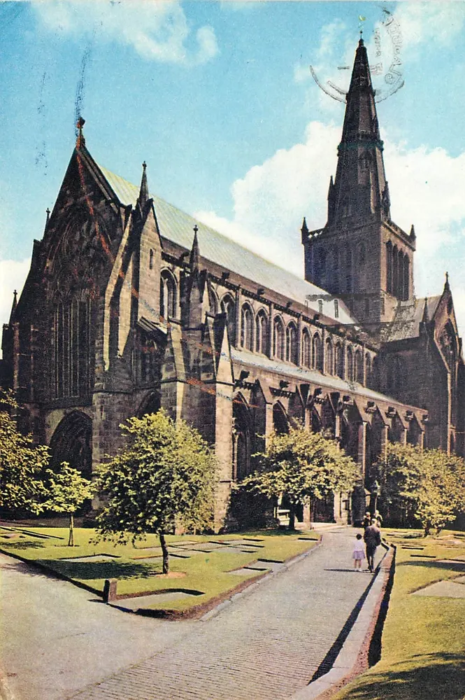 Catedral de Glasgow — editor J. Arthur Dixon, n° 4197 - Frente