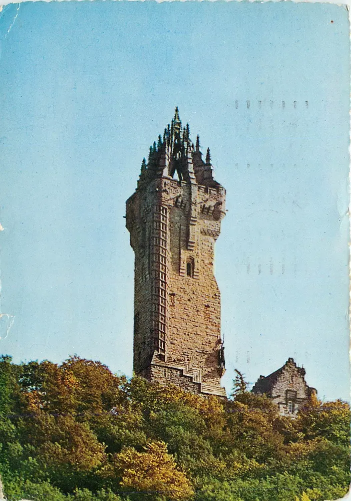 Monumento de Wallace — Stirling — Editor: Valentin & Sons Ltd. - Frente