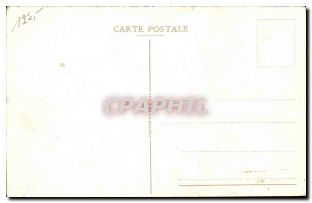 Segelboot-Hafen — Seenicht — anonymer Verlag, n° 1251 - Rückseite