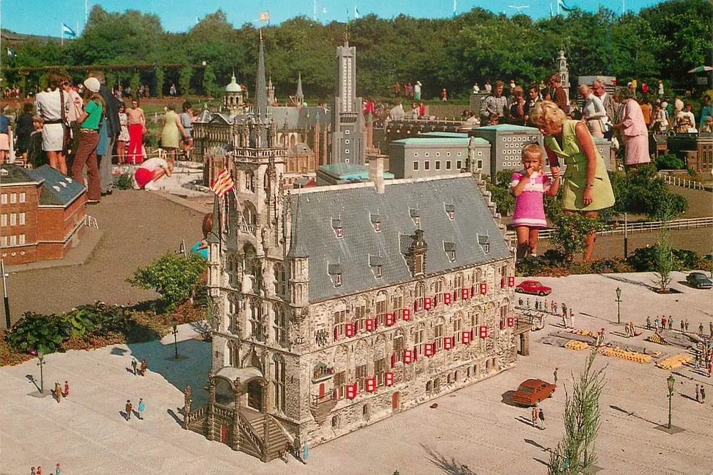 Miniatur der Stadt Gouda — Rathaus — Verlag e.c.c. n° 595 - Vorderseite