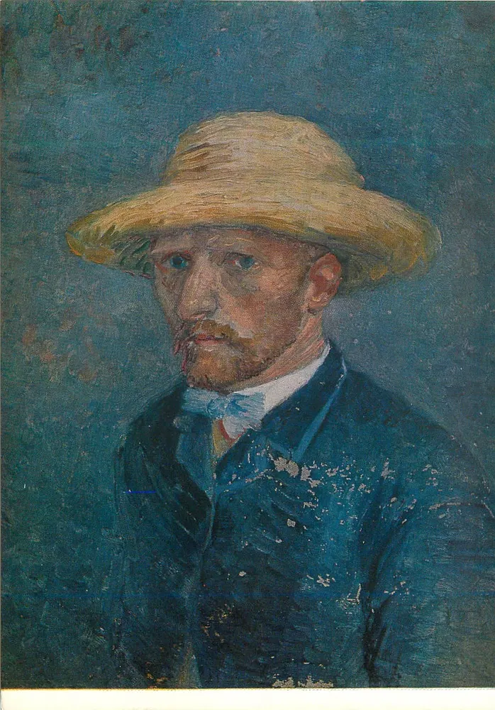 Selbstporträt mit Strohhut — 1887 — Van Gogh Museum Amsterdam, Ausgabe F 294 - Vorderseite