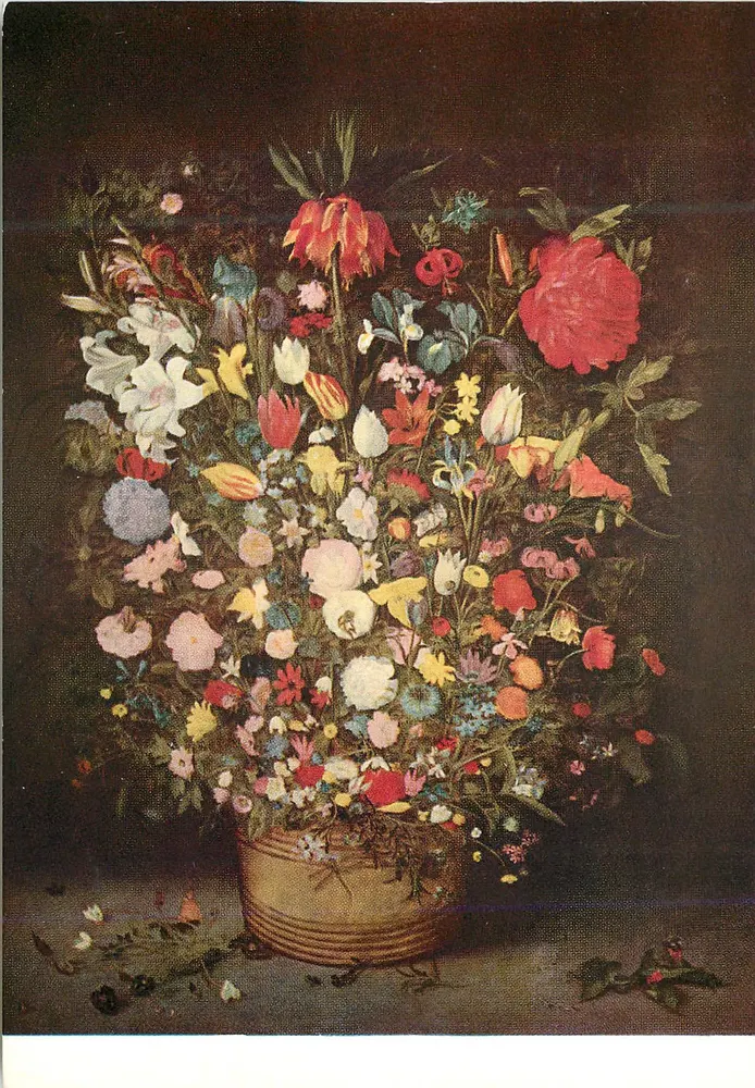 Stillleben mit Blumen — Werk von Jan Brueghel dem Älteren (1568-1625) — Rijksmuseum Amsterdam - Vorderseite
