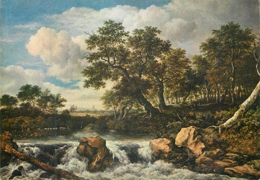 Paysage avec cascade — Jacob van Ruisdael (1629–1682) — Rijksmuseum, Amsterdam - Recto