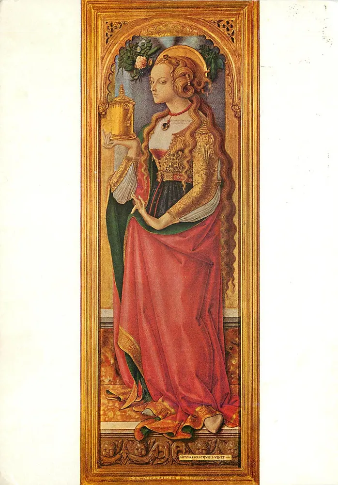 Sainte Marie Madeleine — Carlo Crivelli — Rijksmuseum, Amsterdam - Vorderseite