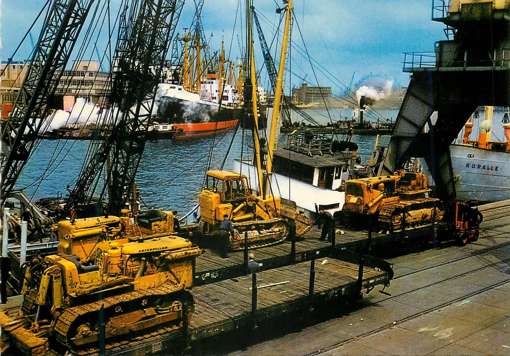 Rotterdam — Ansicht des Hafens — Gebr. Spanjersberg N.V., Rotterdam - Vorderseite