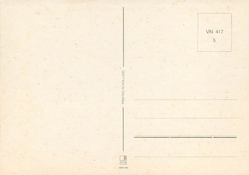 Paisagens e tradições holandesas — editor VITA NOVA, n° VN 417 - Verso