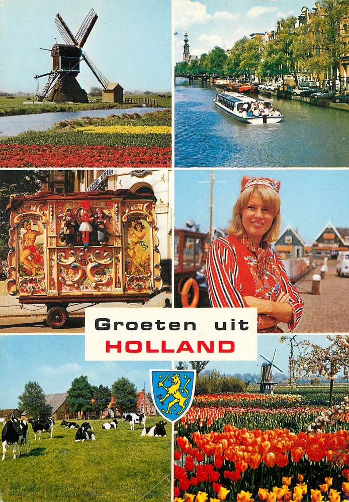 Hollande — paisagens, cultura e turismo — editor G. Spanjersberg, Rotterdam - Frente