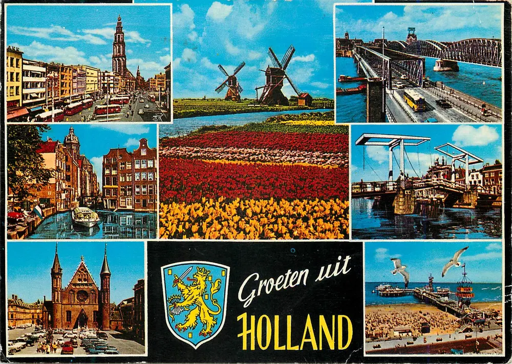 Hollande — Groeten uit Holland — editor Sleeding n°900/448 - Frente