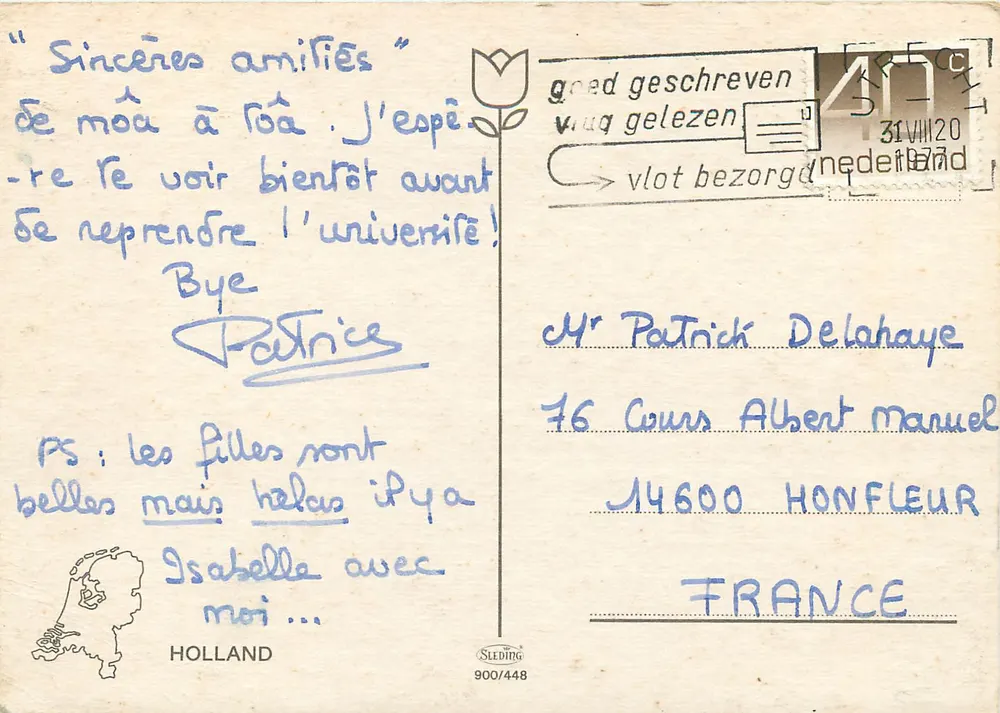 Hollande — Groeten uit Holland — editor Sleeding n°900/448 - Verso