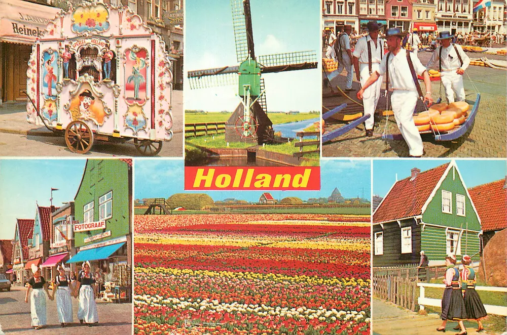 Hollande — Paisagem e tradições — Euro Color Cards / S (01833) - Frente