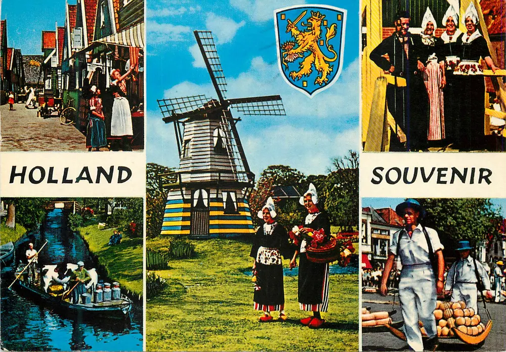 Hollande — souvenirs típicos — Krüger - Frente