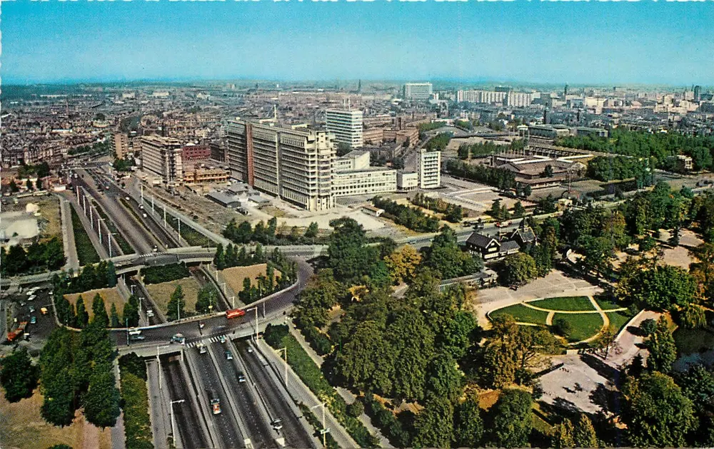 Rotterdam — Vista do centro — IMPORTRIUS GEBR. SPANJERSBERG N.V., ROTTERDAM - Frente