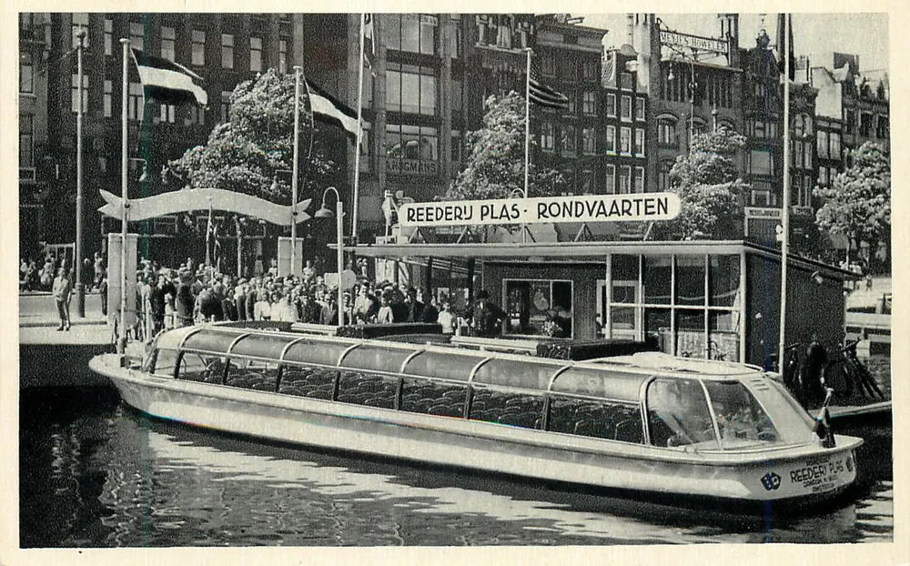 Amsterdam — Rondvaart op het kanaal — Reederij Plas - Voorkant