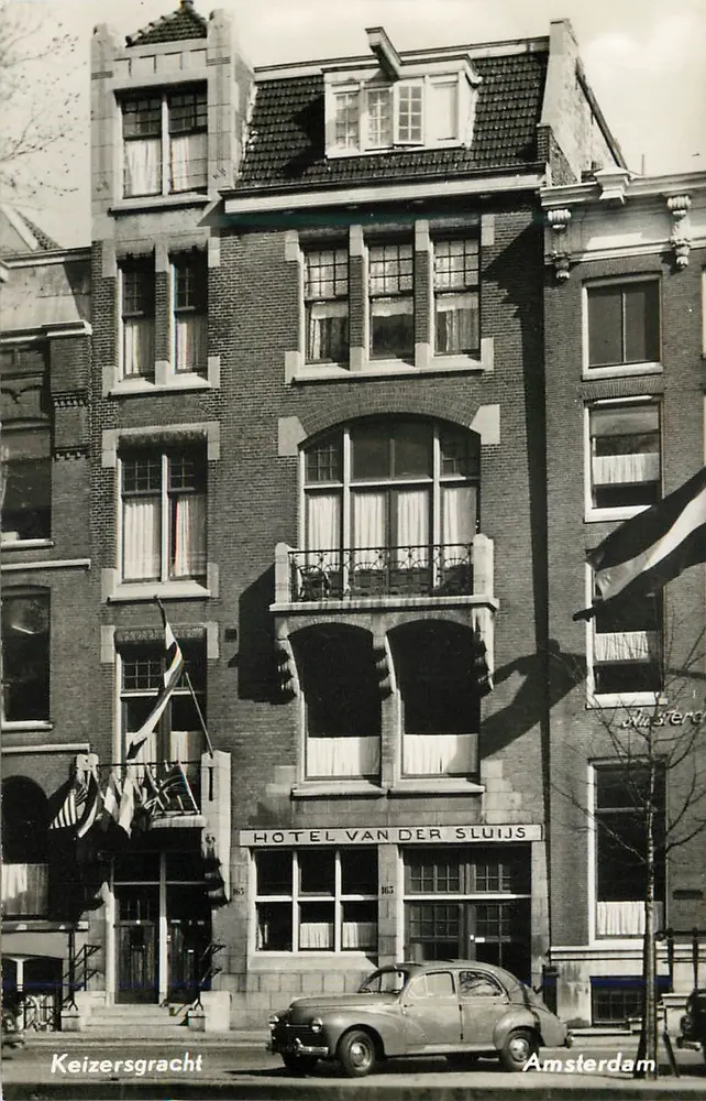 Hotel Van der Sluijs — Keizersgracht 165 — Amsterdam - Recto