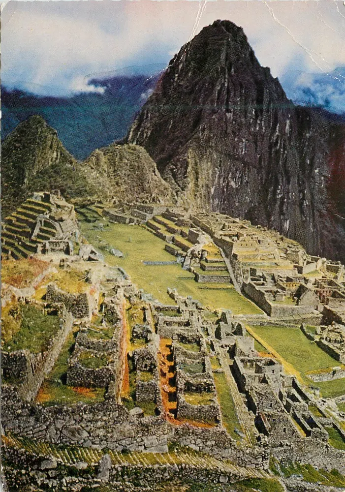 Machu Picchu — allgemeine Ansicht der Inka-Ruinen — Éditions de Arte Rep. - Vorderseite