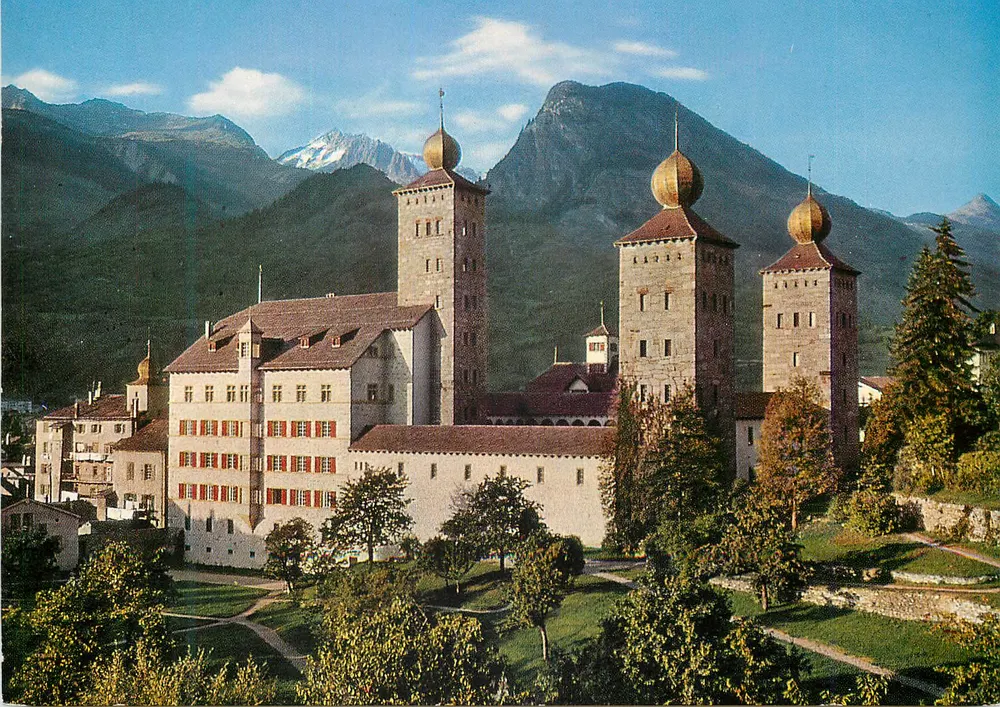 Schloss Stockalperschloss in Brig — Schweiz — Photo Klopfenstein, n° 44956 - Vorderseite