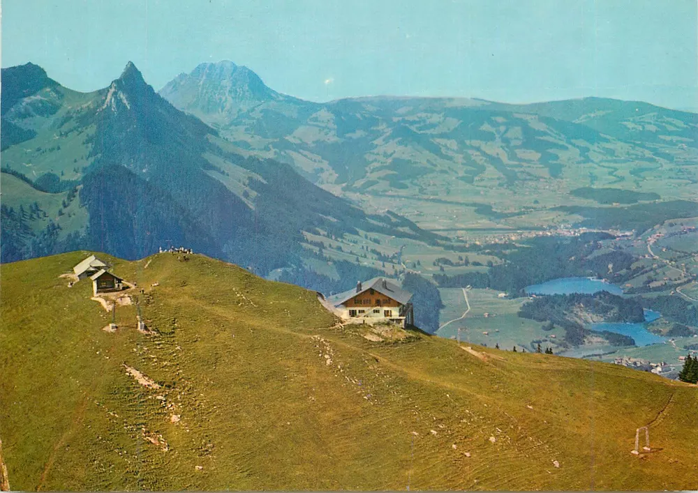 Charmey — Restaurant des Dents-Vertes (1630 m.) — Edition Airoffset S.A. n° 1637 - Vorderseite