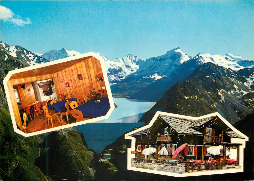 Pralong/Hérémente — Hotel de Pralong, Restaurante del Val-des-Dix — Airoffset S.A. n°25 C 57 - Anverso