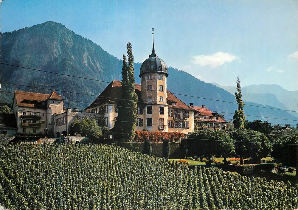 Castelo de St. Johannesstift — Zizers (GR), Suíça — editor H. Gallen O St.Fiden, n° 34364fb - Frente