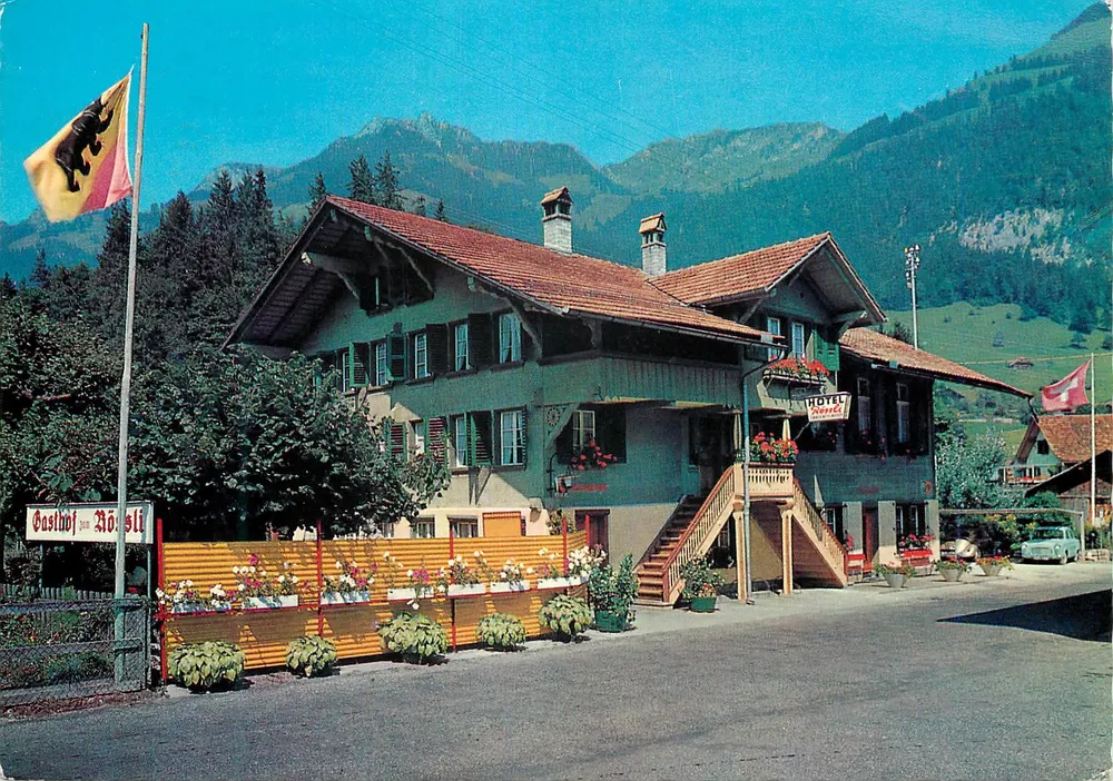 Hotel-Restaurant Rossli — Oey-Diemitgen (Berner Oberland) — Verlag G. Maurer AG Spiez n°1160 - Vorderseite