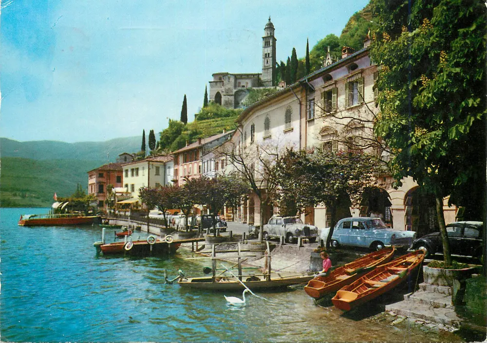 Lugano - Vista geral — Imprimé S.A. Suisse n°591 - Frente