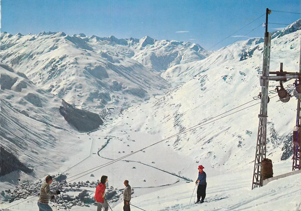 Skilift Nätschen-Gütsch — Andermatt — Verlag Engelberger, Stans, Nr. 5711 - Vorderseite