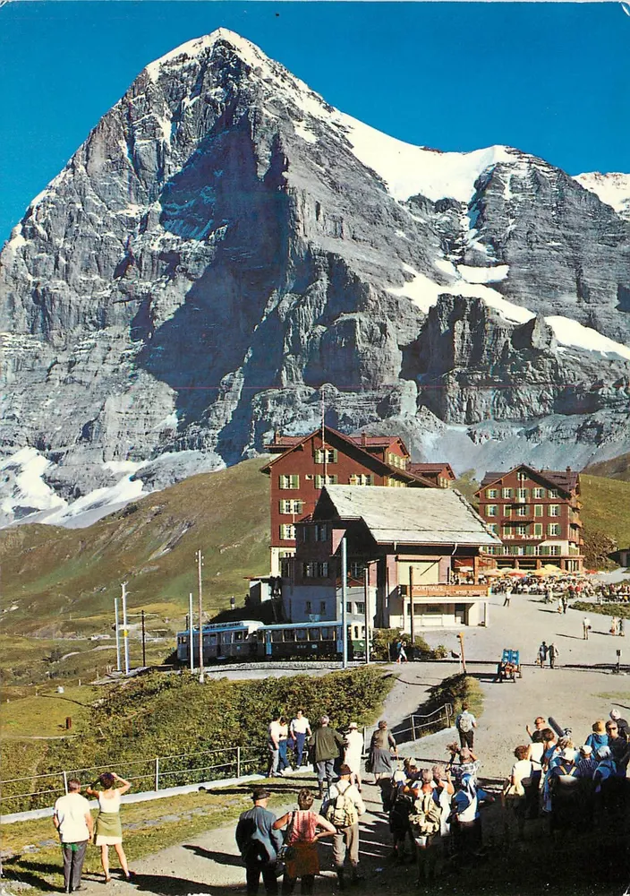 Kleine Scheidegg — Nordwand Eigers — Verlag Photoglob AG, Zürich - Awers