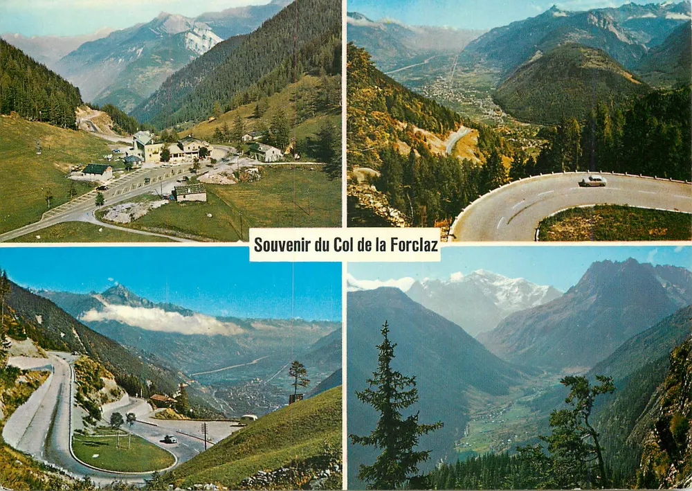 Col de la Forclaz — Lembrança do Col de la Forclaz — 3073 Photoglob-Wehrli SA, Zurique/Vevey - Frente