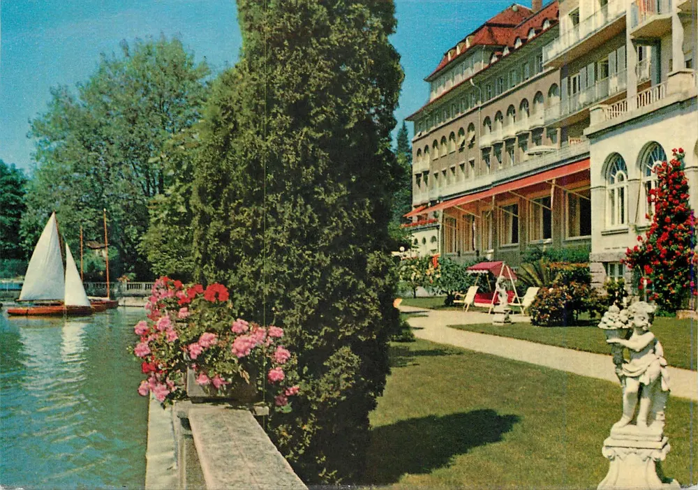 Hotel Bad Schachen — Lindau-Bodensee — editor R. Schielin - Frente